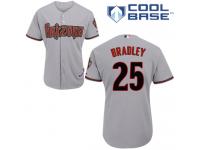Grey Archie Bradley Men #25 Majestic MLB Arizona Diamondbacks Cool Base Road Jersey