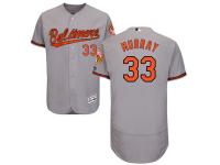 Grey Eddie Murray Men #33 Majestic MLB Baltimore Orioles Flexbase Collection Jersey
