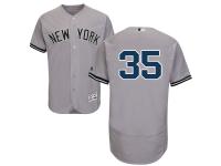 Grey Michael Pineda Men #35 Majestic MLB New York Yankees Flexbase Collection Jersey