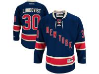 Henrik Lundqvist New York Rangers Reebok Youth Alternate Premier Jersey - Navy Blue