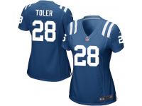 Indianapolis Colts Greg Toler Women's Home Jersey - Royal Blue Nike NFL #28 Game