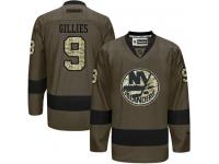 Islanders #9 Clark Gillies Green Salute to Service Stitched NHL Jersey