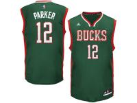 Jabari Parker Milwaukee Bucks adidas Replica Jersey C Green