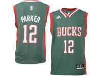 Jabari Parker Milwaukee Bucks adidas Youth Replica Road Jersey C Green