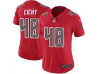 Jack Cichy Tampa Bay Buccaneers Women's Limited Color Rush Nike Jersey - Red