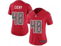 Jack Cichy Tampa Bay Buccaneers Women's Limited Team Color Vapor Untouchable Nike Jersey - Red