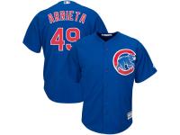 Jake Arrieta Chicago Cubs Majestic Official Cool Base Player Jersey - Royal