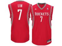 Jeremy Lin Houston Rockets adidas Replica Road Jersey - Red
