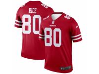 Jerry Rice Men's San Francisco 49ers Nike Jersey - Legend Vapor Untouchable Scarlet