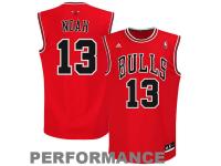 Joakim Noah Chicago Bulls adidas Replica Road Jersey - Red