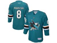 Joe Pavelski San Jose Sharks Reebok Youth Replica Player Hockey Jersey C Teal -