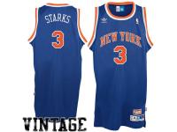 John Starks New York Knicks adidas Hardwood Classics Soul Swingman Throwback Jersey C Blue