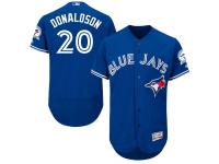 Josh Donaldson Toronto Blue Jays Majestic 40th Anniversary Flexbase Authentic Collection Jersey - Royal
