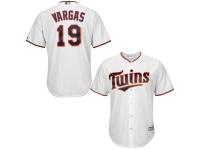 Kenny Vargas Minnesota Twins Majestic 2015 Cool Base Player Jersey - White