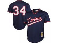 Kirby Puckett Minnesota Twins Mitchell & Ness 1985 Authentic Cooperstown Collection Mesh Batting Practice Jersey - Navy