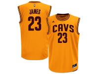 LeBron James Cleveland Cavaliers adidas Alternate Replica Jersey C Gold