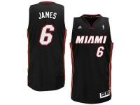 LeBron James Miami Heat adidas Youth Swingman Away Jersey - Black
