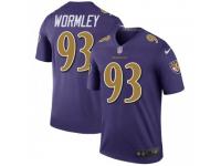 Legend Vapor Untouchable Men's Chris Wormley Baltimore Ravens Nike Color Rush Jersey - Purple