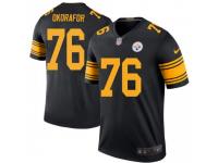 Legend Vapor Untouchable Men's Chukwuma Okorafor Pittsburgh Steelers Nike Color Rush Jersey - Black