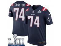 Legend Vapor Untouchable Men's Cole Croston New England Patriots Nike Color Rush Super Bowl LIII Jersey - Navy