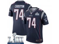 Legend Vapor Untouchable Men's Cole Croston New England Patriots Nike Super Bowl LIII Jersey - Navy
