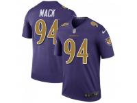 Legend Vapor Untouchable Men's Daylon Mack Baltimore Ravens Nike Color Rush Jersey - Purple