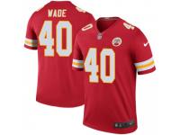 Legend Vapor Untouchable Men's D'Montre Wade Kansas City Chiefs Nike Color Rush Jersey - Red