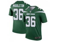 Legend Vapor Untouchable Men's Doug Middleton New York Jets Nike Player Jersey - Gotham Green