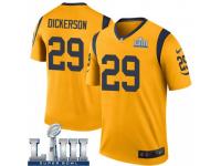 Legend Vapor Untouchable Men's Eric Dickerson Los Angeles Rams Nike Color Rush Super Bowl LIII Bound Jersey - Gold