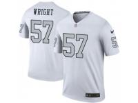 Legend Vapor Untouchable Men's Gabe Wright Oakland Raiders Nike Color Rush Jersey - White