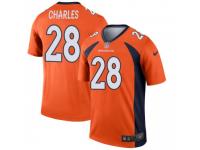 Legend Vapor Untouchable Men's Jamaal Charles Denver Broncos Nike Jersey - Orange