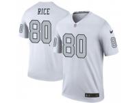 Legend Vapor Untouchable Men's Jerry Rice Oakland Raiders Nike Color Rush Jersey - White