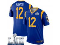 Legend Vapor Untouchable Men's Joe Namath Los Angeles Rams Nike Super Bowl LIII Bound Jersey - Royal