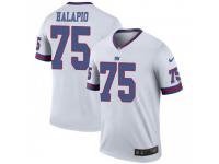 Legend Vapor Untouchable Men's Jon Halapio New York Giants Nike Color Rush Jersey - White
