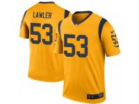 Legend Vapor Untouchable Men's Justin Lawler Los Angeles Rams Nike Color Rush Jersey - Gold