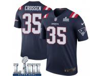 Legend Vapor Untouchable Men's Keion Crossen New England Patriots Nike Color Rush Super Bowl LIII Jersey - Navy