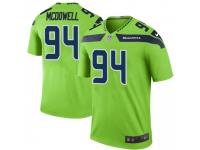 Legend Vapor Untouchable Men's Malik McDowell Seattle Seahawks Nike Color Rush Neon Jersey - Green