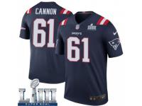 Legend Vapor Untouchable Men's Marcus Cannon New England Patriots Nike Color Rush Super Bowl LIII Jersey - Navy