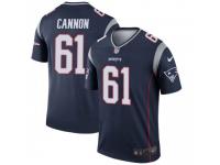 Legend Vapor Untouchable Men's Marcus Cannon New England Patriots Nike Jersey - Navy