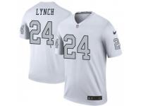 Legend Vapor Untouchable Men's Marshawn Lynch Oakland Raiders Nike Color Rush Jersey - White