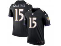 Legend Vapor Untouchable Men's Michael Crabtree Baltimore Ravens Nike Jersey - Black