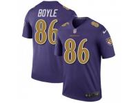 Legend Vapor Untouchable Men's Nick Boyle Baltimore Ravens Nike Color Rush Jersey - Purple