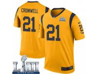 Legend Vapor Untouchable Men's Nolan Cromwell Los Angeles Rams Nike Color Rush Super Bowl LIII Bound Jersey - Gold