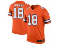 Legend Vapor Untouchable Men's Peyton Manning Denver Broncos Nike Color Rush Jersey - Orange