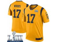 Legend Vapor Untouchable Men's Robert Woods Los Angeles Rams Nike Color Rush Super Bowl LIII Bound Jersey - Gold