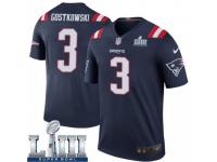 Legend Vapor Untouchable Men's Stephen Gostkowski New England Patriots Nike Color Rush Super Bowl LIII Jersey - Navy