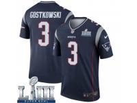Legend Vapor Untouchable Men's Stephen Gostkowski New England Patriots Nike Super Bowl LIII Jersey - Navy