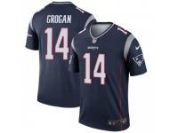 Legend Vapor Untouchable Men's Steve Grogan New England Patriots Nike Jersey - Navy