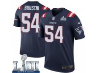 Legend Vapor Untouchable Men's Tedy Bruschi New England Patriots Nike Color Rush Super Bowl LIII Jersey - Navy