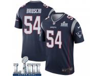 Legend Vapor Untouchable Men's Tedy Bruschi New England Patriots Nike Super Bowl LIII Jersey - Navy